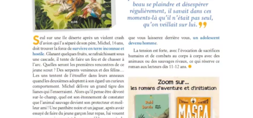 [PRESSE] Page Roman Le Fils du Jaguar – Actuailes